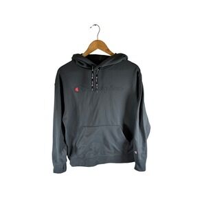 Champion Women's Gray Hoodie Sweatshirt Pullover Athleisure‎ Comfort Size M